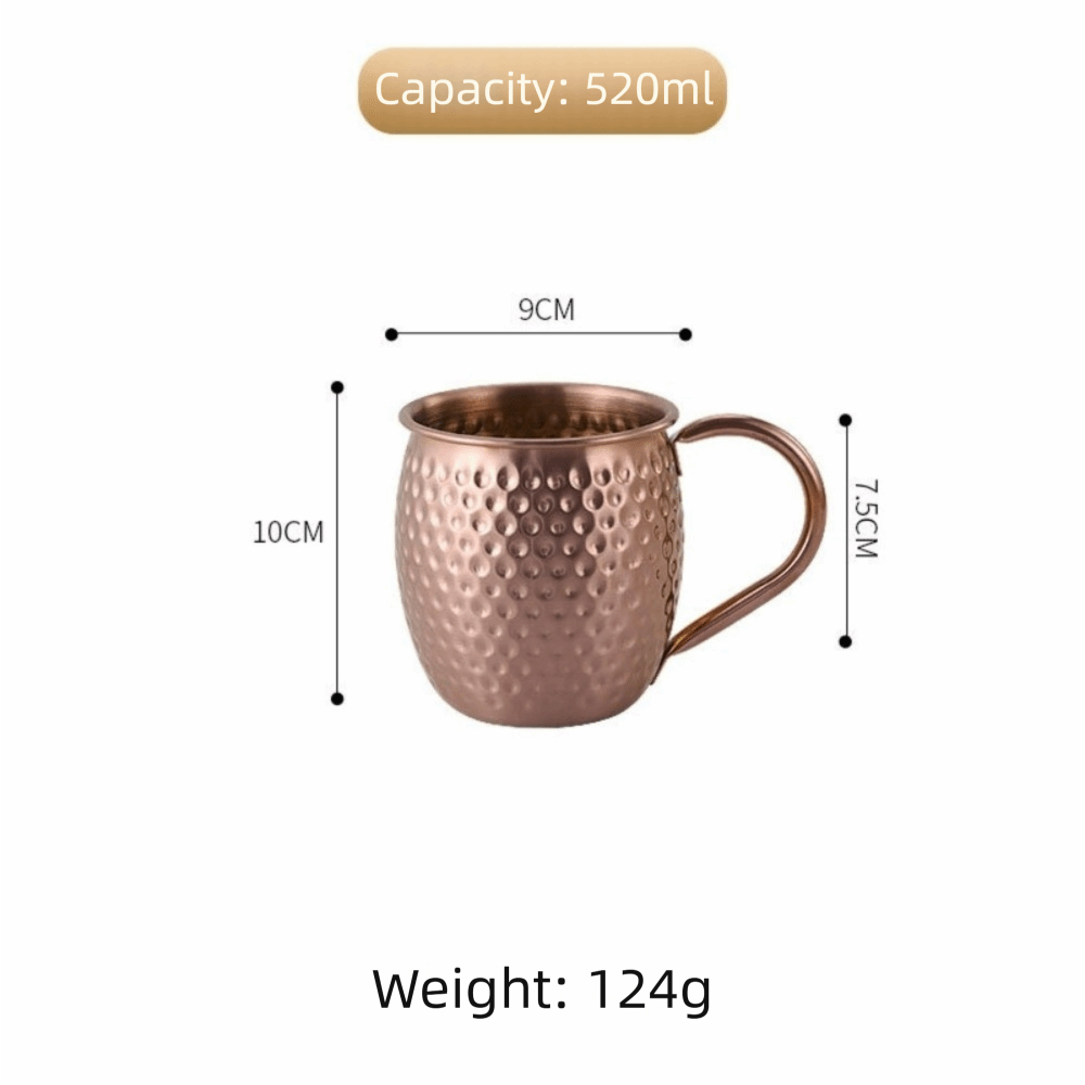 Wine In Beer Glass - Taza creativa Moscow Mule de 520ml,