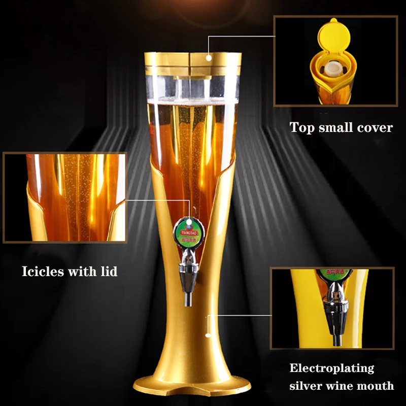 Wine Beer Juice - 220v eléctrico 3 litros cañón de