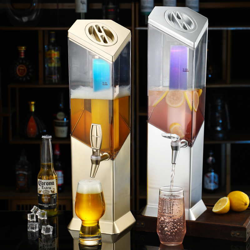 Wine Draft Beer - Cañón de vino luminoso, barril de