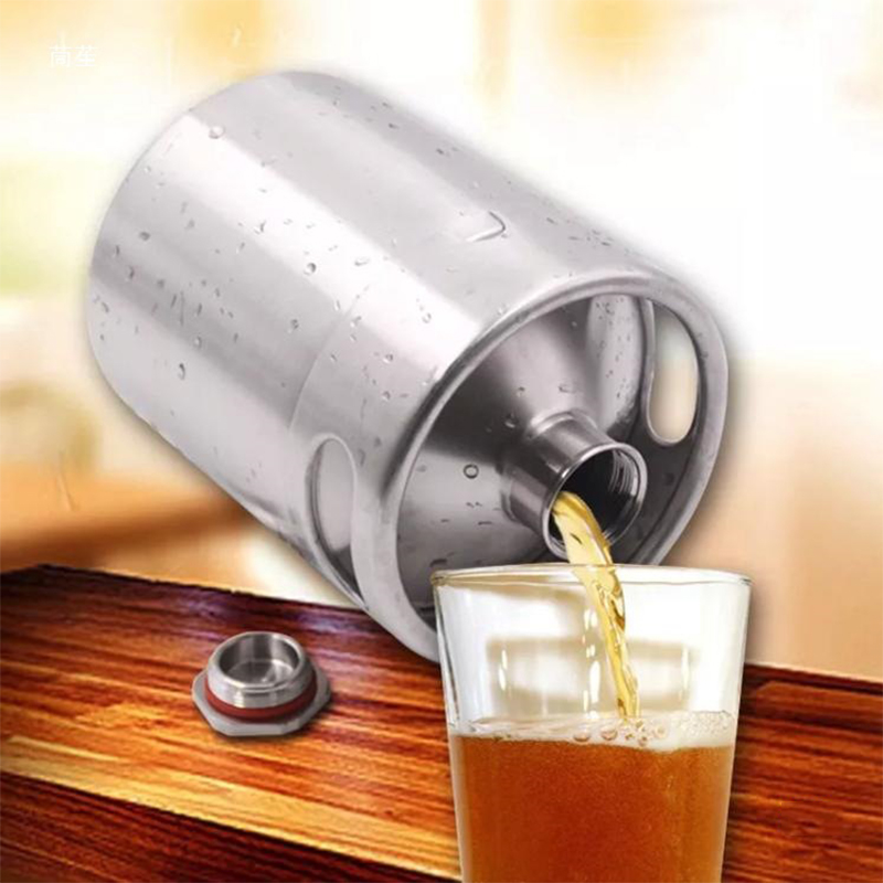 Wine Draft Beer - Mini Barril de Cerveza de Acero