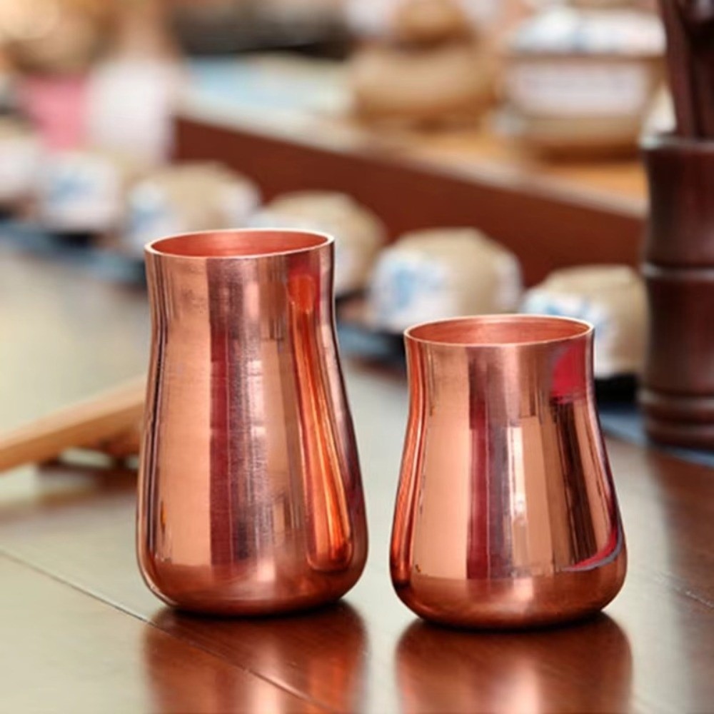 Wine In Beer Glass - Taza de Cobre Puro Hecha a