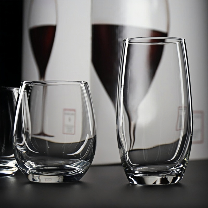 Wine Beer Juice - Vasos de whisky transparentes para Bar