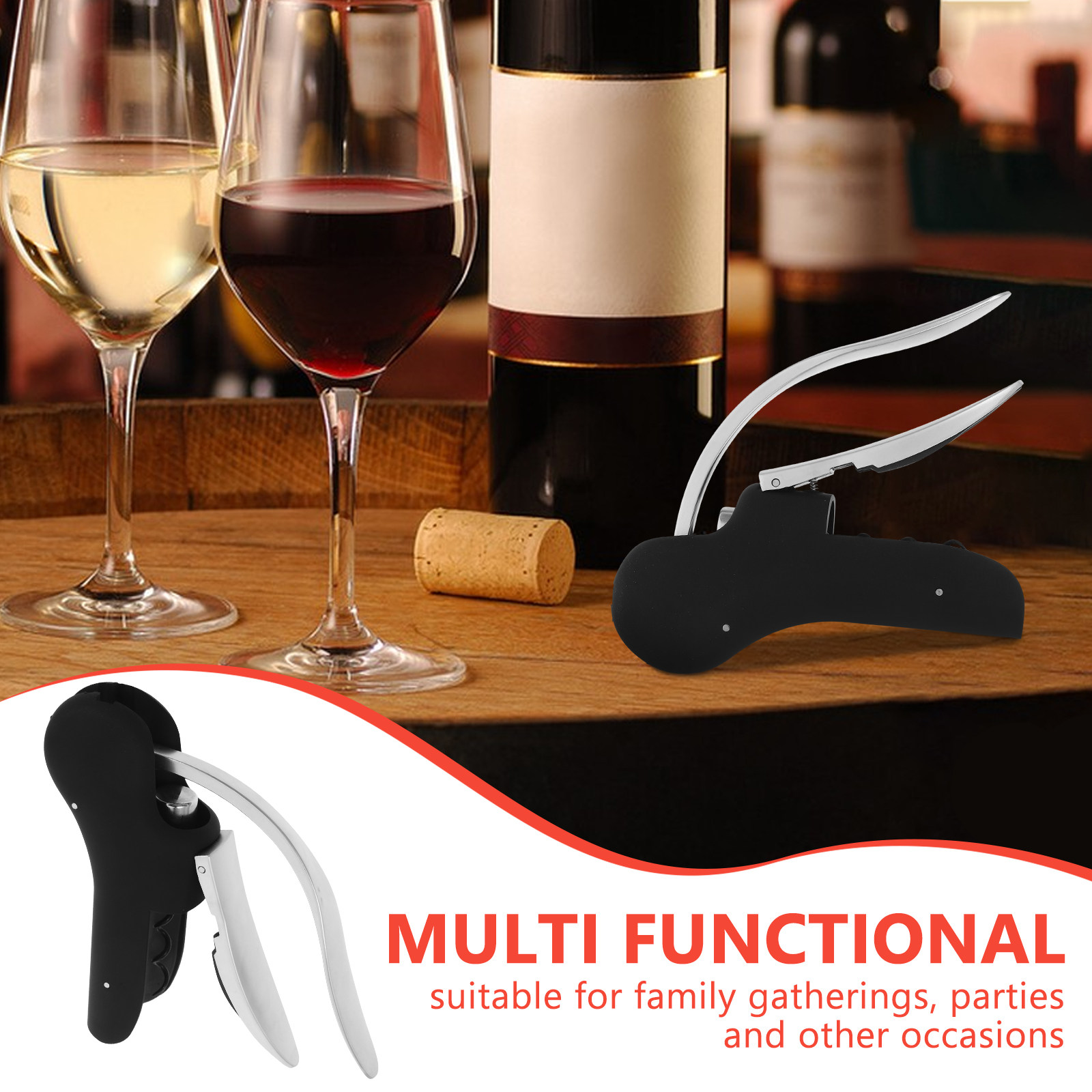 Sacacorchos de Vino de Aleació - Cork Screw Lever reseña y precio