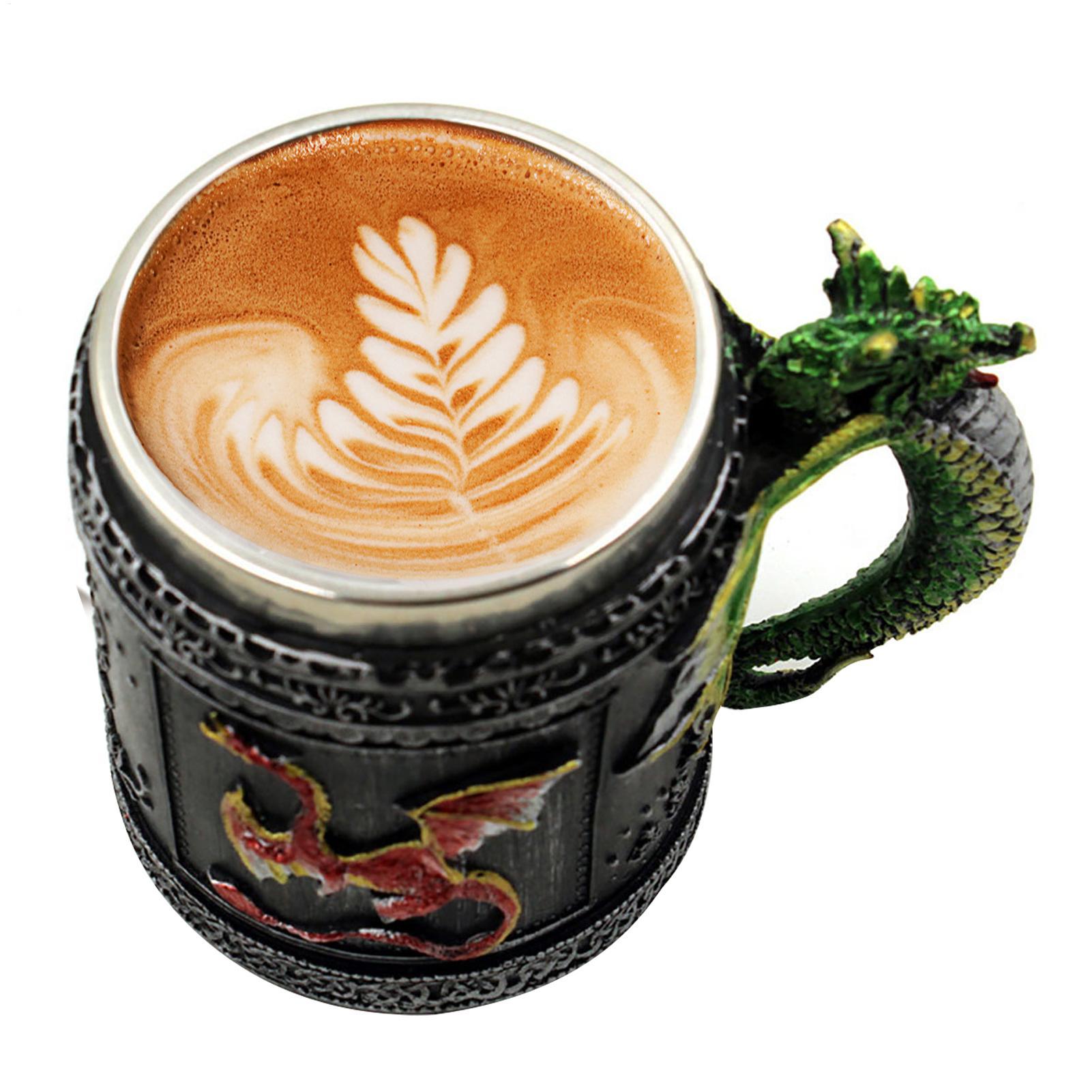 Taza de Dragón Gótica, Vasos M - Wine Beer Coffee Drink reseña y precio