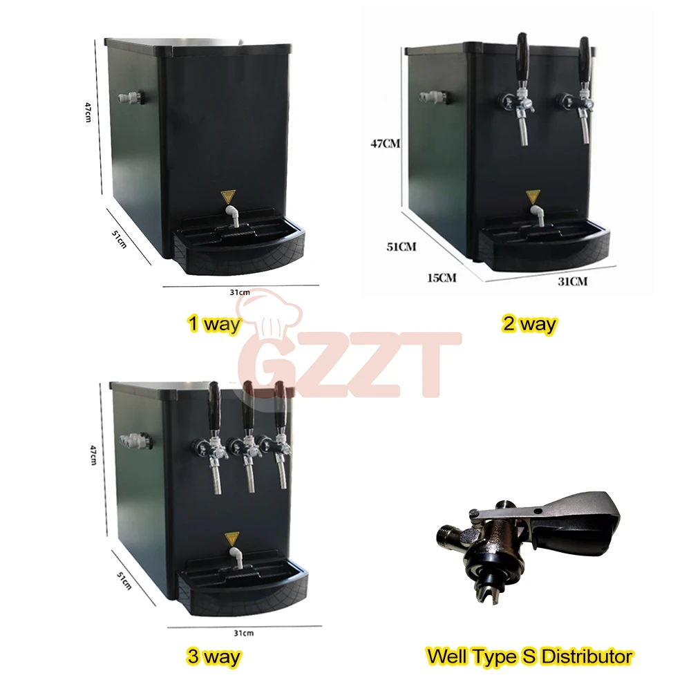 Enfriador de cerveza Kegerator - Wine Draft Beer reseña y precio