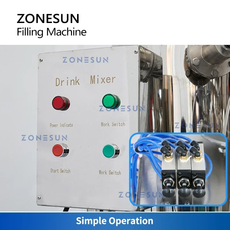 ZONESUN-máquina de llenado iso - Wine Beer Juice reseña y precio