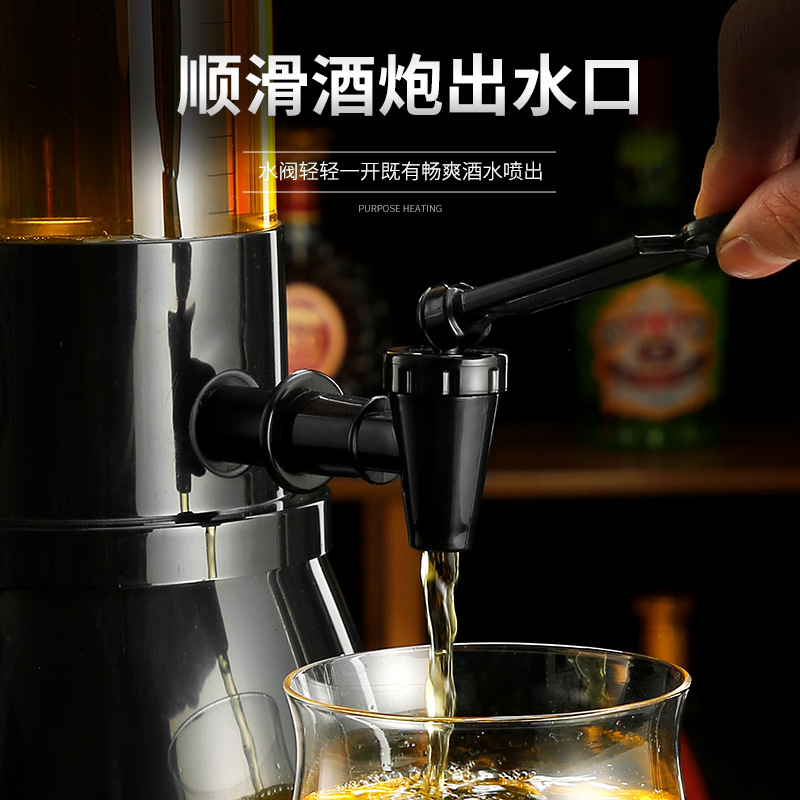 Cañón de cerveza comercial, co - Wine Beer Juice reseña y precio