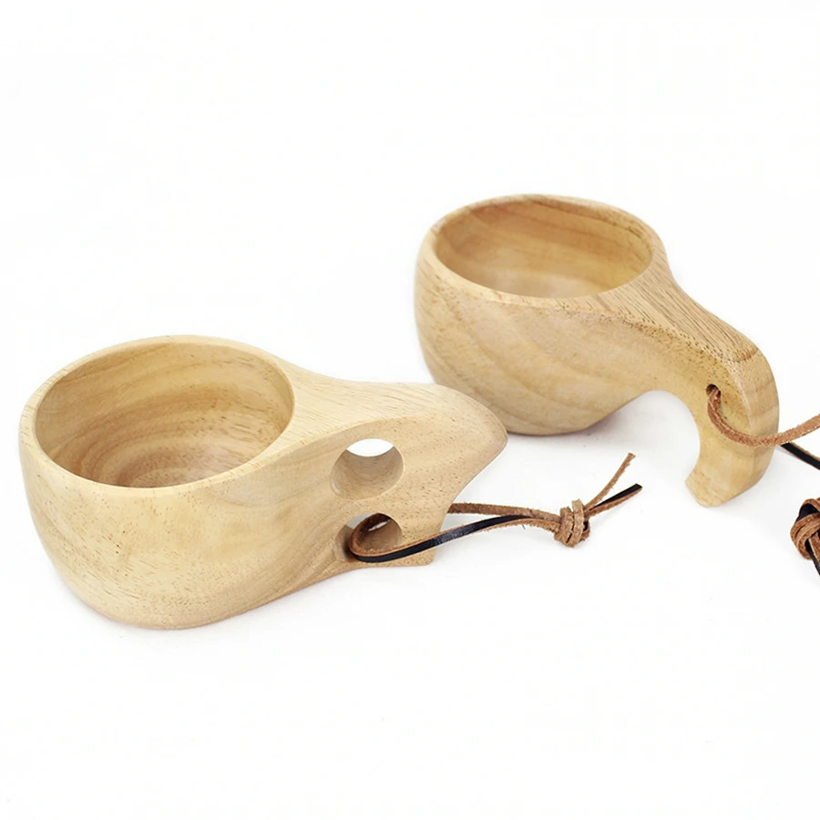 Taza de té de madera maciza Na - Wine Beer Coffee Drink reseña y precio