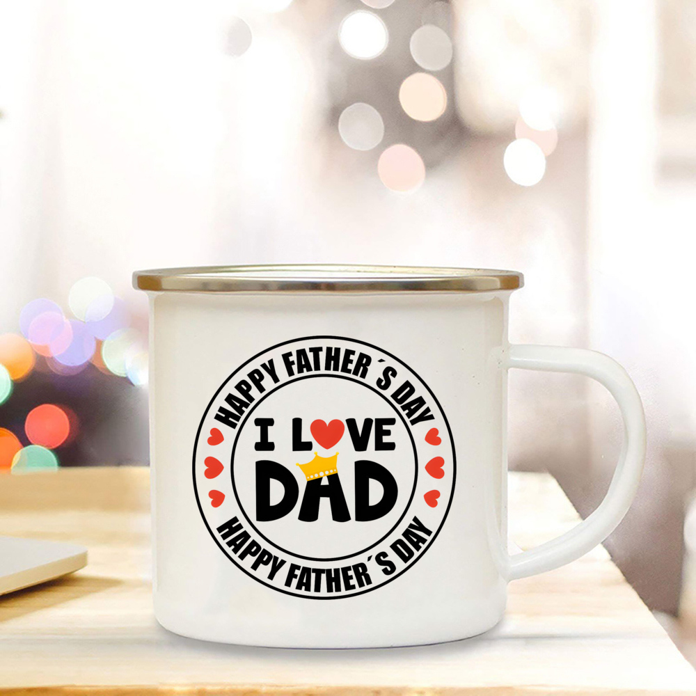 Tazas de esmalte con estampado - Wine Beer Coffee Drink reseña y precio