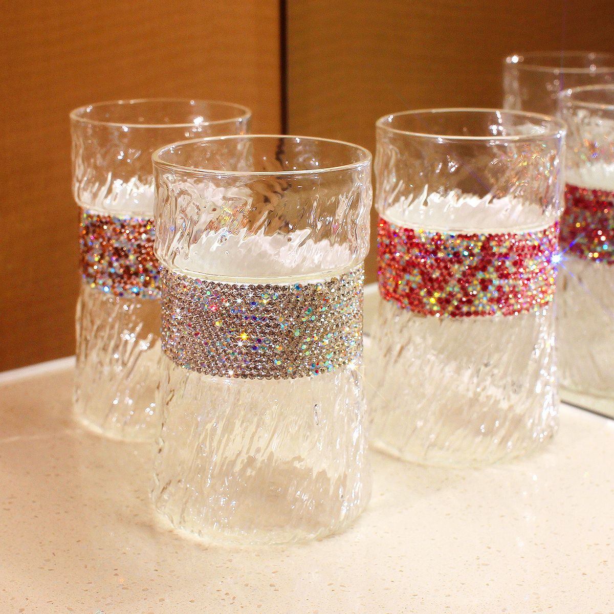 Taza de cristal de diamante os - Wine Beer Coffee Drink reseña y precio