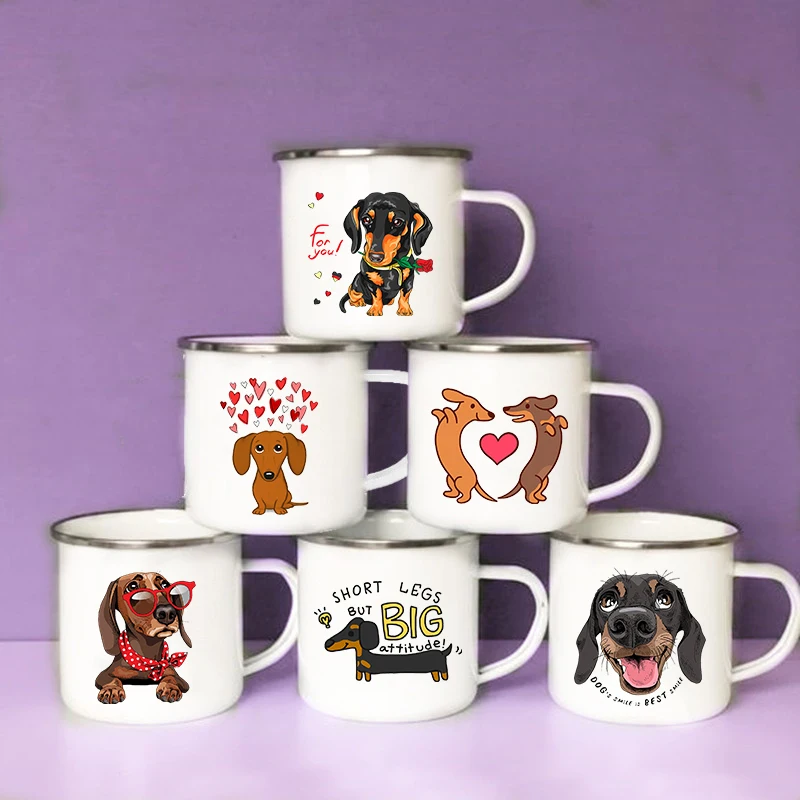 Taza esmaltada creativa con es - Wine Beer Coffee Drink reseña y precio