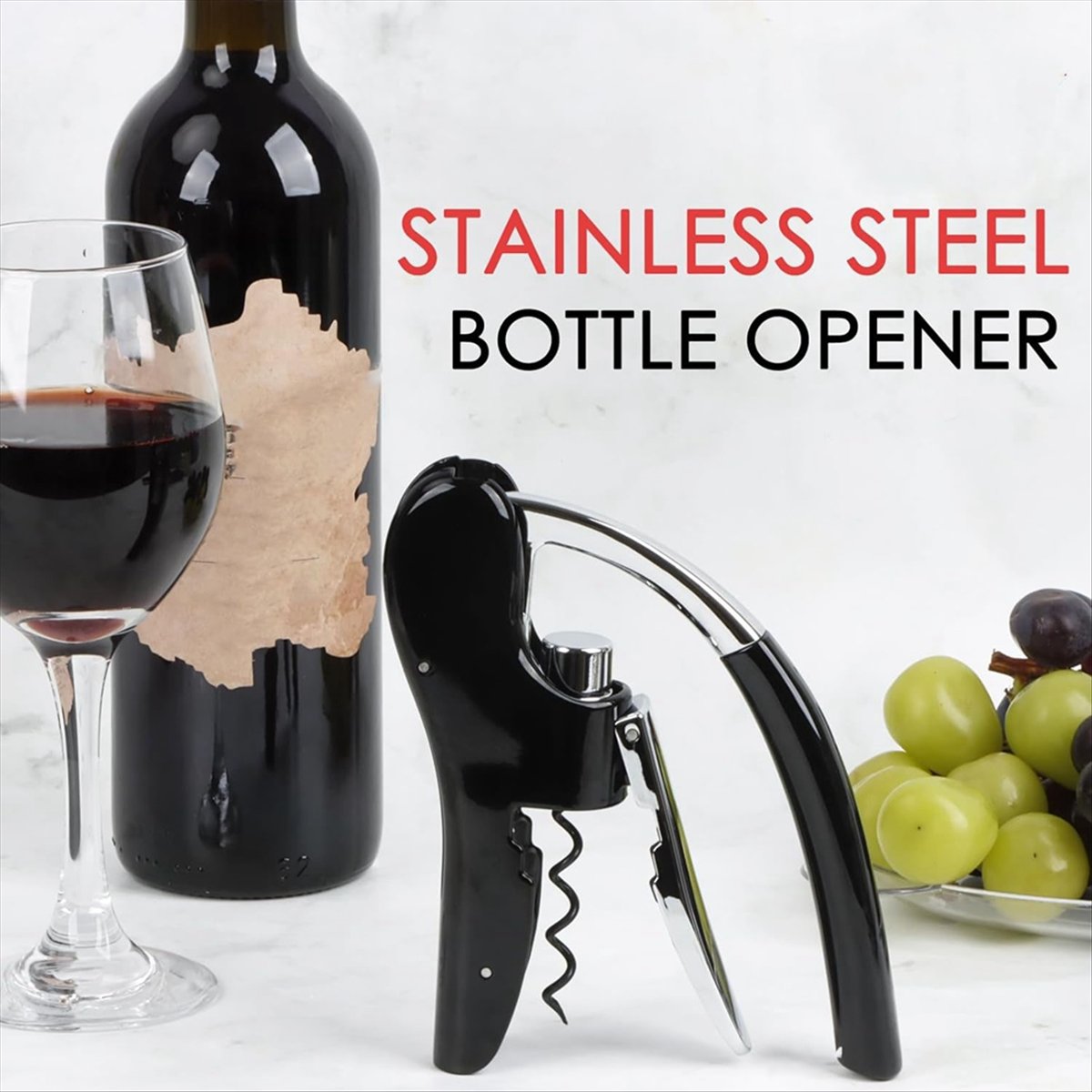 Abridor de botellas de vino de - Cork Screw Lever reseña y precio