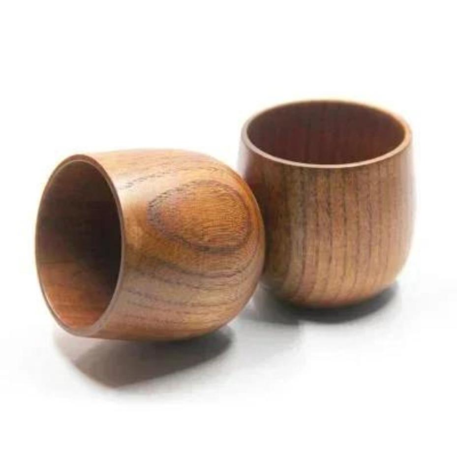 1 Taza de Madera Reutilizable, - Wine Beer Coffee Drink reseña y precio